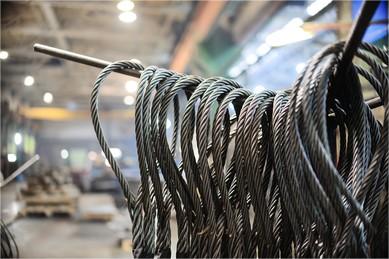 crawler crane wire rope for crane operation